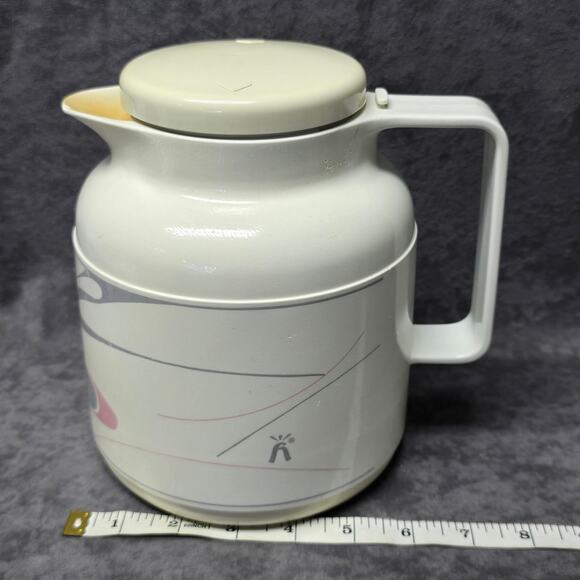 Vintage Orlene Design by Helios Insulated Coffee Thermos Pitcher Carafe D-6980 - Picture 11 of 12